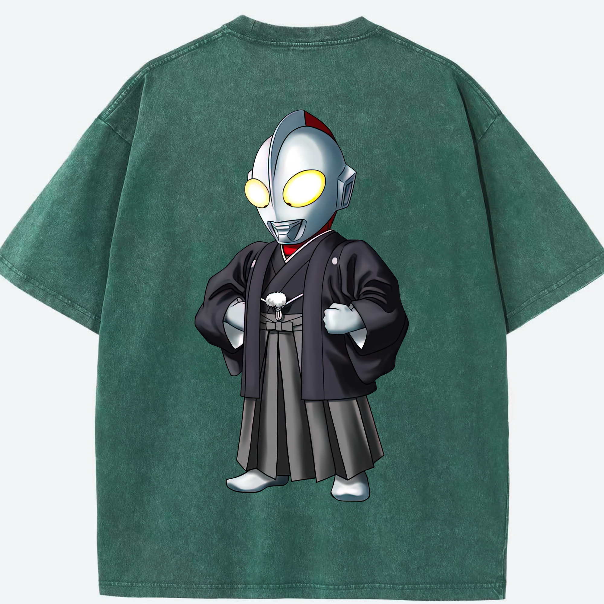 （画像用） ウルトラマン Ultraman 綿100% ヴィンテージ風 半袖Tシャツ（背面プリント）